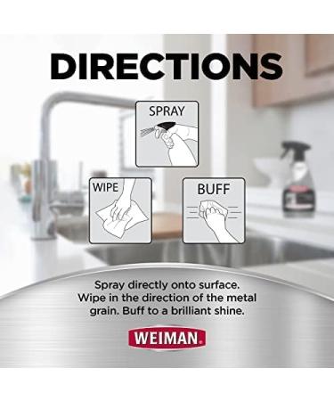 Weiman Disinfectant Granite Daily Clean & Shine - 24 Ounce (2 Pack) Safely Clean Disinfect and Shine Granite Marble Soapstone Quartz Quartzite Slate Limestone Corian Laminate Tile Countertop - Buy Online on GoSupps.com