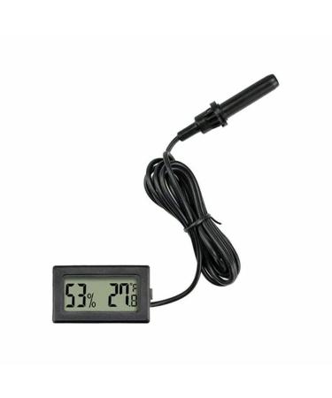 Fasizi 2-in-1 Digital LCD Thermometer Hygrometer for Reptile Incubator & Aquarium - Accurate Compact Design - Buy Online on GoSupps.com