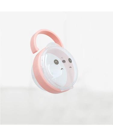 Buy TSBB Baby Pacifier Storage Box - Cartoon Panda Pattern Dust-Proof Transparent Case Portable Apricot Color for International Shipping - Buy Online on GoSupps.com
