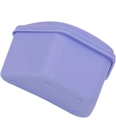 Face Mask Container - Exquisite Trapezoid Lock Design Case for Travel - Purple - Ideal for International Shipping - Buy Online on GoSupps.com