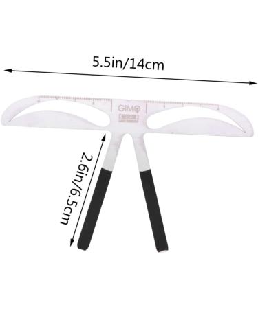 FOMIYES 3pcs Eyebrow Eyes Foot File Stickers Replacement Brow Stencils Template Balance Ruler - Buy Online on GoSupps.com