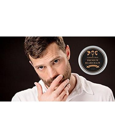 Gentlemen's Premium Fragrance-Free Beard Balm - All-Natural Leave-In Conditioner for Healthier Beard & Mustache Growth - Buy Online on GoSupps.com