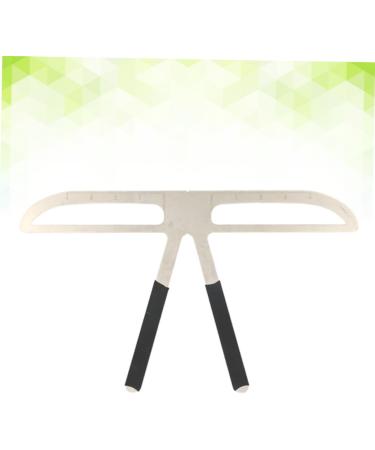 Beavorty Tool Eyebrow Ruler Stencil Eyebrow Stencil Kit Brow Stencils Calipers Stainless Steel medium As Shown - Buy Online on GoSupps.com