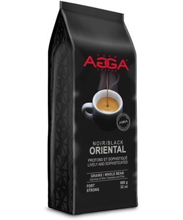 Caf Agga - Oriental Coffee - Whole Bean Coffee - 100% Arabica - Dark Roast Coffee - BRCGS & Kosher Certified - Lively & Sophisticated - 908g (2 lb) - Buy Online on GoSupps.com