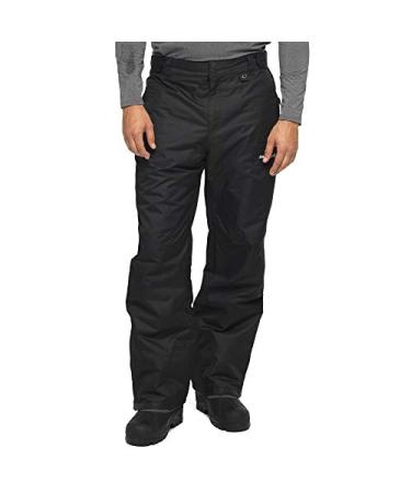 SkiGear Men's Essential Snow Pants Black Large/32" Inseam
