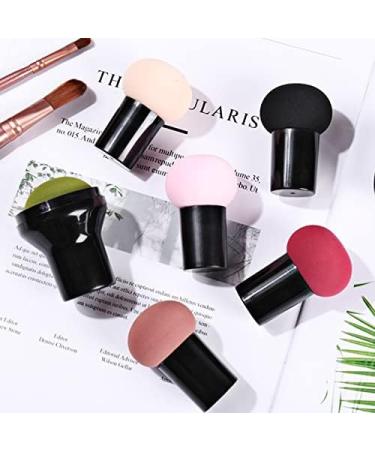 Makeup Sponge 9 Colors Professional Makeup Foundation Blush Sponge Cosmetic Puffs Make-up Puffs Mushroom Beauty Tools for Make Up Dry Wet Use Makeup Sponge Holder(6) - Buy Online on GoSupps.com