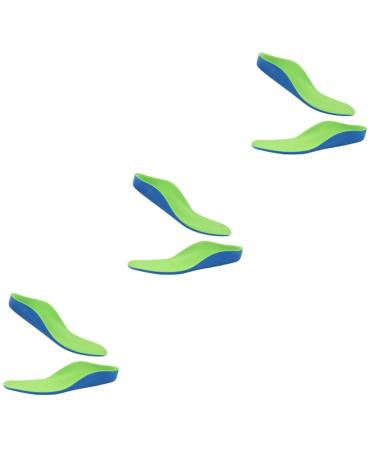 Mobestech 3 Pairs Plantar is Unusual Shoe Inserts Kids Correct Insoles Children Flatfoot Orthotics Sole Insoles Feet Cushion Arch Support Insoles Flatfoot Orthopedic Insoles