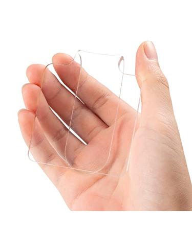 2pcs Professional Clear Acrylic Makeup Palette - Perfect for Mixing Foundation Cosmetics & Nail Art - Buy Online on GoSupps.com