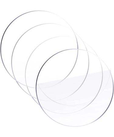 30 Clear Acrylic Circle Discs - 6 Inch Round Blanks for DIY Crafts and Projects - Buy Online on GoSupps.com