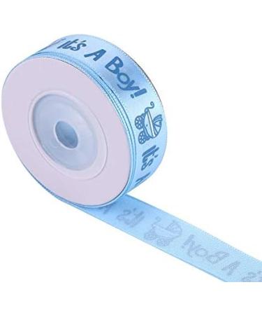 10 Yard Blue Stain Ribbon for Baby Shower, Party & Christening - Buy Online on GoSupps.com