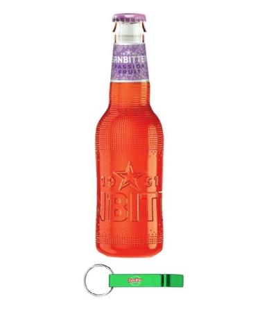 Sanbitt r Passion Fruit | Ap ritif sans alcool d'Italie base de fruit de la passion / (48 x 200 ml) + porte-cl s Beni Culinari gratuit