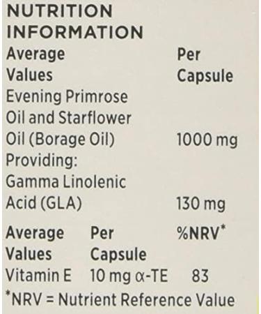 Seven Seas Evening Primrose Oil +1000 mg Starflower Oil Capsules 30 High Strength Tablets from Natural Oils GLA (Omega-6 Fatty Acid) with Vitamin E (Pack of 2) 30 count (Pack of 2) - Buy Online on GoSupps.com