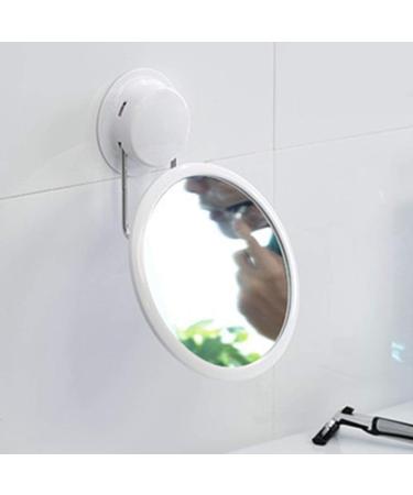 Tookie Fogless Shower Mirror - 360 Rotatable Stainless Steel Make Up Mirror for Bathroom - Buy Online on GoSupps.com
