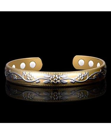 Verbenia Magnetic Copper Bracelet for Pain Relief | Arthritis Therapy | Women's Energy Band - Buy Online on GoSupps.com