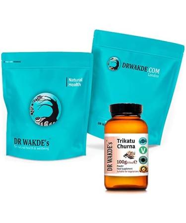 DR WAKDE S Trikatu Churna Powder - 1Kg (2.2lb) | Mixture of 3 Dried Spices | Ginger Black Pepper & Long Pepper | Plant-Based | Vegan | All Natural - Buy Online on GoSupps.com