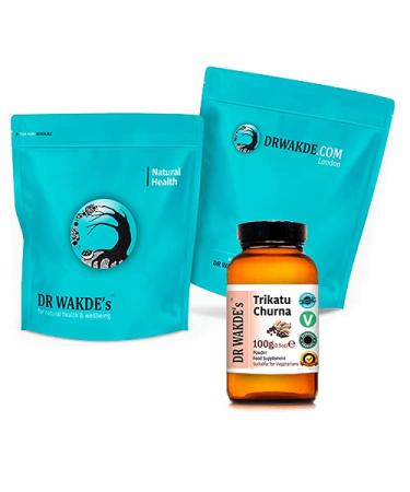 DR WAKDE S Trikatu Churna Powder - 1Kg (2.2lb) | Mixture of 3 Dried Spices | Ginger Black Pepper & Long Pepper | Plant-Based | Vegan | All Natural