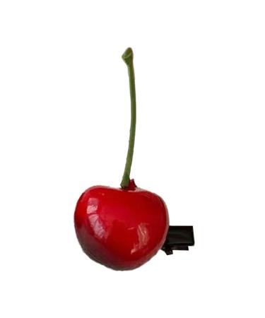 XIAHIOPT Women Girl Hair Fixing Funny Fruit Hairclip Women Girl Haipin Hair Decorations Household Accessory for Adults Cherries