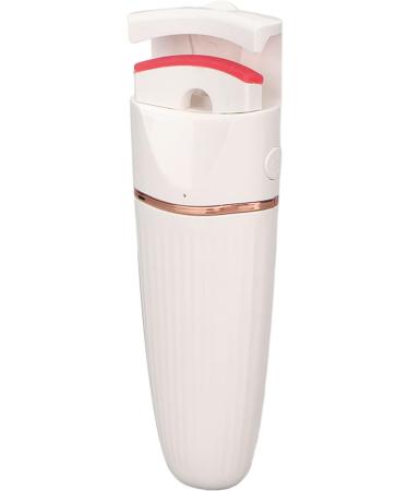 Qukaim Eyelashes Curler Electric Eyelash Curler Heated Fast Heating USB Rechargeable Temperature Sensitive Silicone Curler White - Buy Online on GoSupps.com