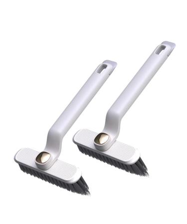 Tvnakdfq 2PCS Cleaning Brush Multi-Function Cleaning Brush Hard Bristle Crevice Space Cleaning Brush 360 Degree No Dead Corners