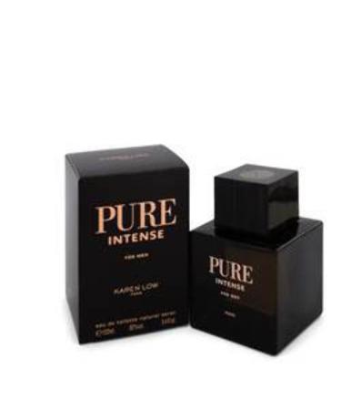 Pure Intense 3.4 Oz Eau De Toilette Spray By Karen Low New In Box For Men