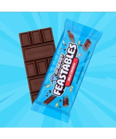  Feastables Feastables Mr Beast Milk Chocolate Bar - Chocolate Box Containing 10 Delicious 60g Bars - Ideal as a Christmas and Birthday Gift (Pack of 10 Puffed Rice) - Buy Online on GoSupps.com