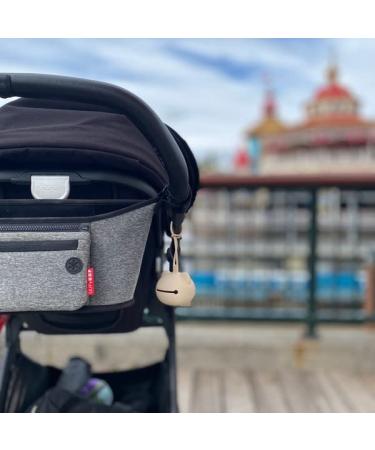 Little Thriver 2pcs Silicone Pacifier Holder Set for Boys and Girls - Silver Lining + White Sand - Buy Online on GoSupps.com