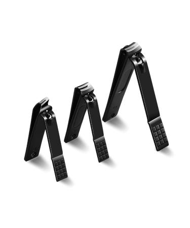 ZIZZON 12-in-1 Manicure Pedicure Set - Professional Grooming Kit for Men and Women, Ideal Gift for Partner, Parents, Elderly - Black-Red - Buy Online on GoSupps.com