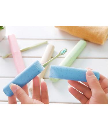 Portable Toothbrush Case Set - 4-Piece Travel & Camping Toothpaste Holder with Storage Box - Buy Online on GoSupps.com