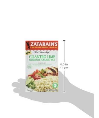 Zatarain's Cilantro Lime Rice 6.9 oz - Pack of 12 - Authentic New Orleans Flavor - Buy Online on GoSupps.com