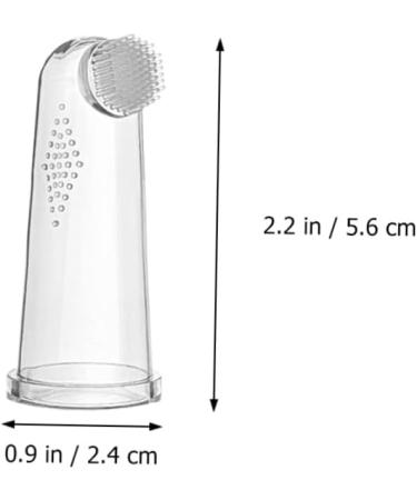Gatuida 3 Sets Finger Toothbrush - Portable Hygiene Brush for Puppies & Toddlers | Baby & Child Dental Care - Buy Online on GoSupps.com
