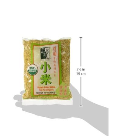 Chimes Garden Organic Hulled Millet - 16oz | Nutrient-rich Superfood - Buy Online on GoSupps.com