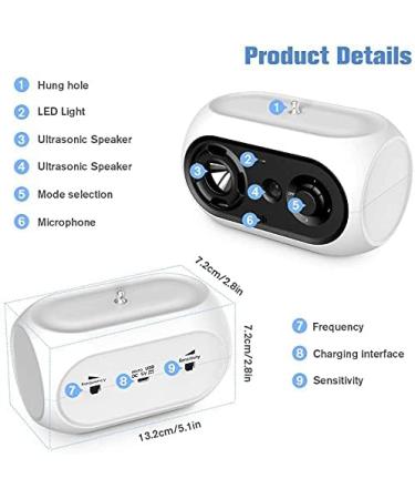 Antibell for Dogs - 3 Ultrasonic Anti-Bark Device with Adjustable Frequency & 33ft Range - Effective Sonic Bark Control - Buy Online on GoSupps.com