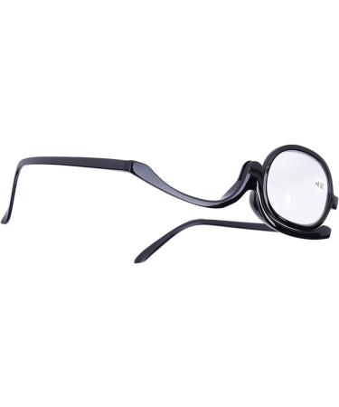 Buy Stylish Rotatable Make-up Reading Glasses for Presbyopia | Visual Aid & Fashionable Eyewear (Black 400) - Buy Online on GoSupps.com