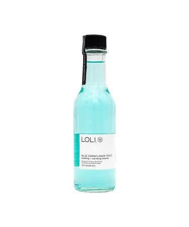 LOLI - Organic Blue Cornflower Tonic Soothing + Clarifying Micellar - Cool Blue Potion For Sensitive Types | Clean Non-Toxic Zero Waste Skincare (4.2 fl oz)