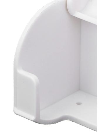Multifunctional White Plastic Shaving & Razor Holder for Bathroom and Kitchen | Stylish & Practical Storage Solution - Buy Online on GoSupps.com