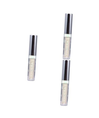 DOITOOL 3pcs Eyeshadow Glitter Eye Shadow Liquid Eyeliners Sparkling Eyeliner Glow Eye Powder Flash 1 count (Pack of 1) Goldenx3pcs