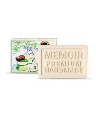 Memoir Natural Moisturizing Baby Soap with New Zealand Goat Milk, Lavender Oil & Probiotics - 4.5oz | For Eczema, Psoriasis & Sensitive Skin - Buy Online on GoSupps.com