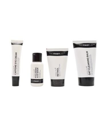 INKEY List Winter Skin Essentials Bundle: Oat Cleansing Balm, Hyaluronic Acid Serum, Caffeine Eye Cream, Retinol Serum - Buy Online on GoSupps.com