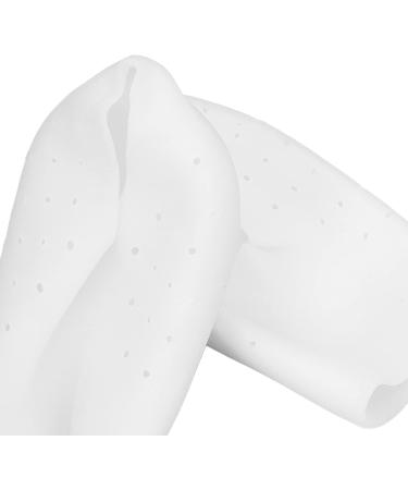 Silicone Heel Pad - Invisible Height Increase & Comfort | Flexible White Heel Cups for All-Day Wear - Buy Online on GoSupps.com