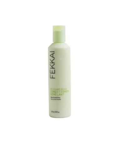 FEKKAI Brilliant Gloss Conditioner - 8.5 oz - Replenishes Moisture in Dry, Frizz-Prone Hair - Salon Grade, EWG Compliant, Vegan & Cruelty Free