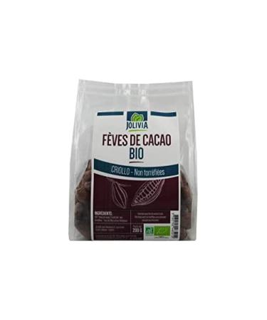 Raw Cocoa Beans Organic Unroasted - 200g | Bulk Size | Vegan | Made in France