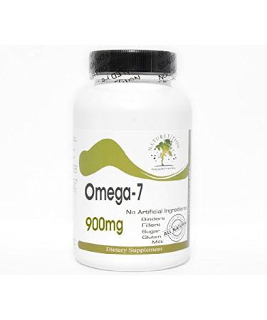 Omega-7 Omega 7 900mg Palmitoleic Acid 200 Capsules - No Additives Naturetition Supplements