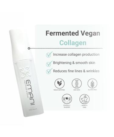 Emani Halo Vegan Anti-Aging Collagen Serum | Fine Lines Wrinkles & Texture Relief - 1.18 fl oz - Buy Online on GoSupps.com