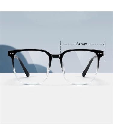 MAKIRO Large Frame Myopia Glasses | -0.5 to -4.00 Diopters | Gradient Color Eyewear for Men & Women - International Shipping Available - Buy Online on GoSupps.com