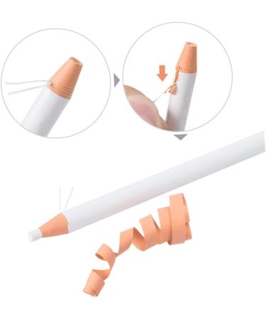 OHPHCALL Elegant Eyebrow Pencil White Eyebrow Marker Easy To Apply Makeup Brush Eyeliner - Buy Online on GoSupps.com