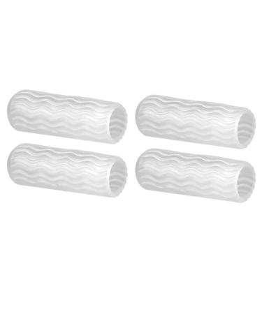 Healifty Toe Covers Silicone Toe Sleeves Calluses Protector Soft Toe Tubes Toe Cushion Tube Toe Caps Toe Protectors Toe Caps Toe Protectors Sports Set Hammer Gasket 4 Pairs