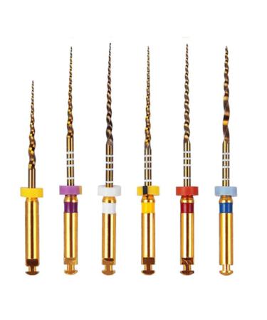 M-Taper NiTi Engine Large Tapered Rotary Files 21mm Pack of 6(Assorted Size DX-M3 (SX-F3)