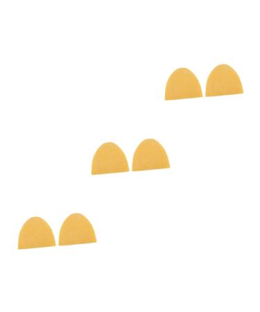 NOLITOY 3 Pairs Anti-wear Stickers Shoe Bottom Protector Half Sole Protector Anti Slip Shoe Stickers Non-Slip Shoe Stickers Sandals Heels Sports Stickers Shoe Grip Mute Stickers Front Feet