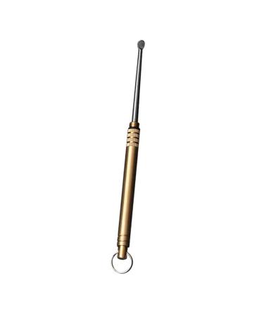 Ear Digger Titanium Alloy Ear Spoon Ear Wax Ear Cleaning Spoon Ear Cleaner Brass Cleaner Cleaning Tools Portable Ear Wax Cleaner Ear Cleaner Tools Earwax Removable Spoon