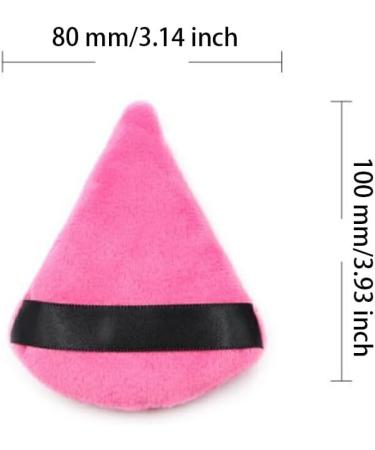 dijiusidy Makeup Sponge Face Foundation Soft Smooth Powder Puff Portable Flocking Triangular Shape Cosmetic Tool Home Dresser Room - Buy Online on GoSupps.com